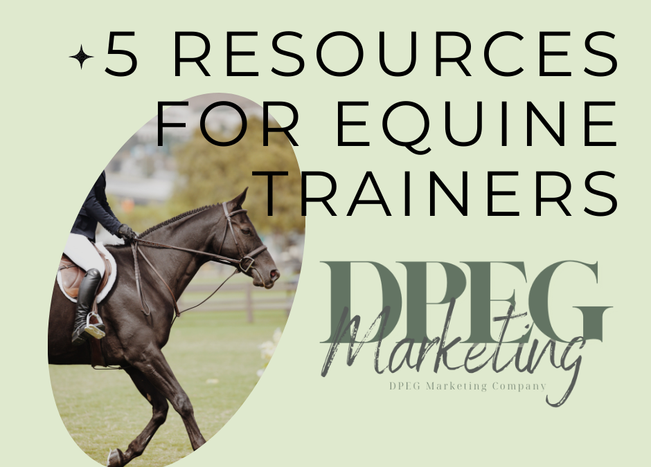 5 Resources for Equine Trainers