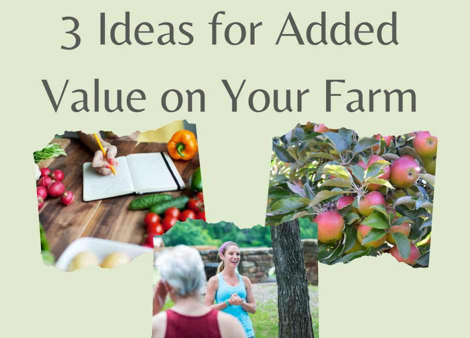 3 Ideas for Added Value on Your Farm