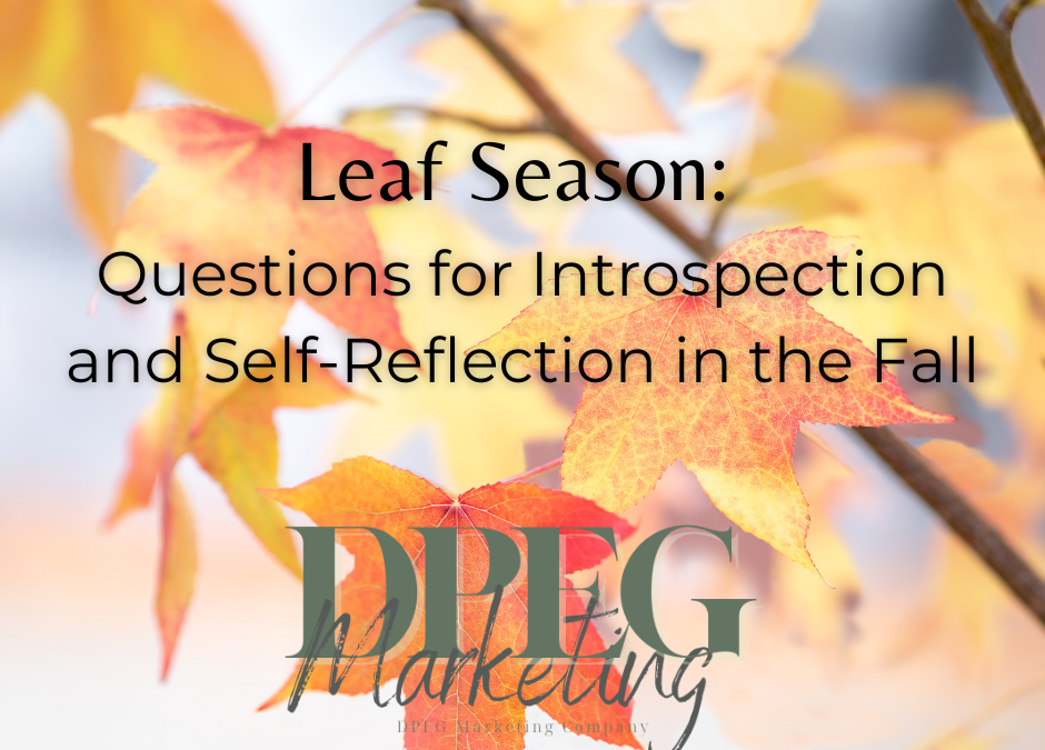 Leaf Season: Questions for Introspection and Self-Reflection in the Fall