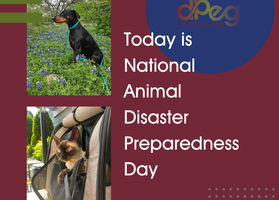 Today is National Animal Disaster Preparedness Day